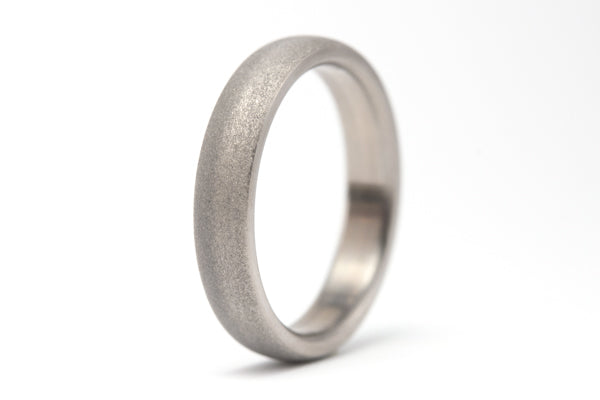 Sandblasted titanium wedding bands (00011_4N7N)