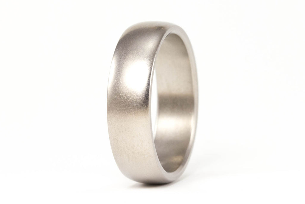 Matte titanium ring (00003_7N)