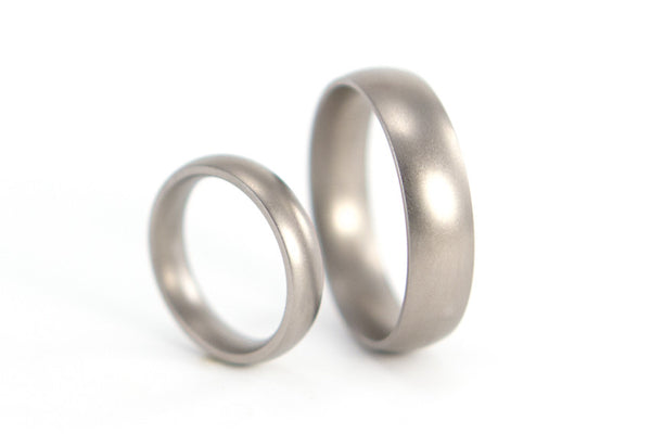 Matte titanium wedding bands (00003_4N7N)