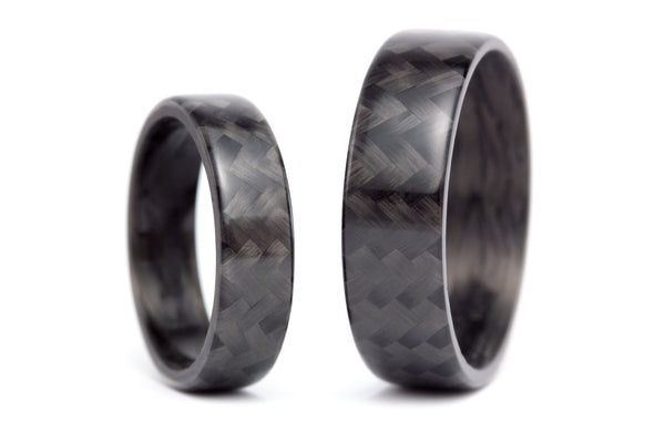 Carbon fiber wedding bands (00105_5N7N)