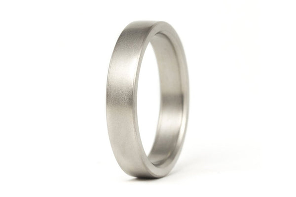 Matte titanium ring (00002_4N)