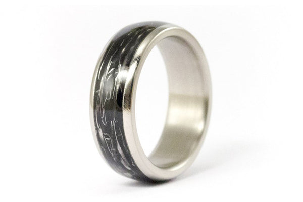 Titanium and steel ring (05100_7N)