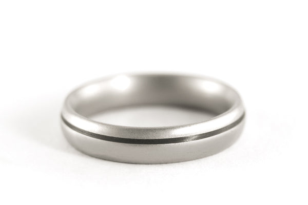 Titanium and carbon fiber ring (00301_4N)