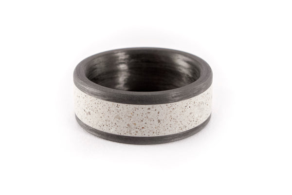Concrete and carbon fiber ring (01000_7N)