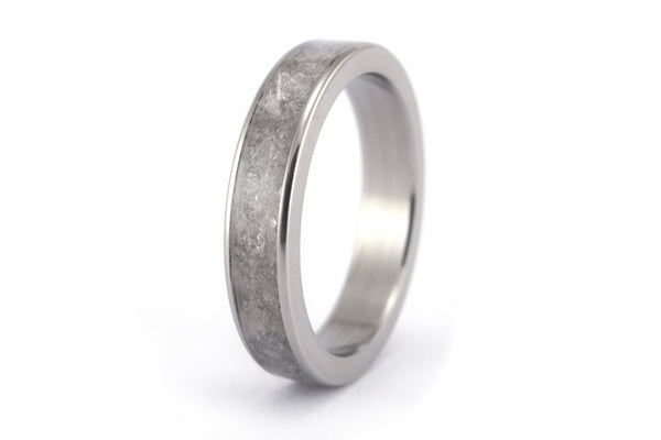 Titanium and mica wedding bands (03233_4N7N)